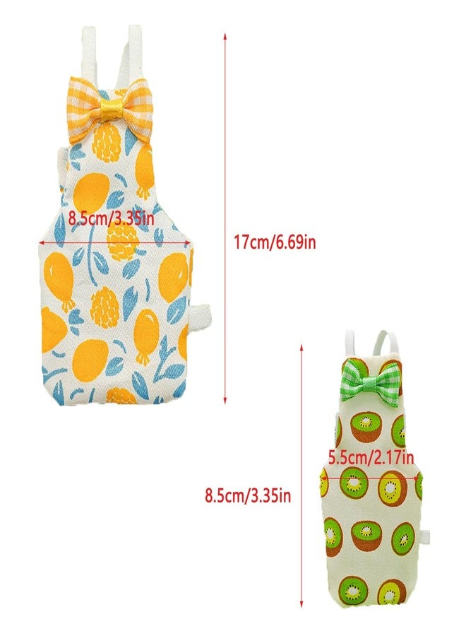 UtySty 2 Pack Bird Diaper Parrot Nappy Bird Flight Suits Harness Cockatiel Diaper Small Birds Clothes for Parakeet Cockatiels Mini Macaw Budgie Canary Pigeon Conure Budgies Mini Macaws Small Size - Image 2